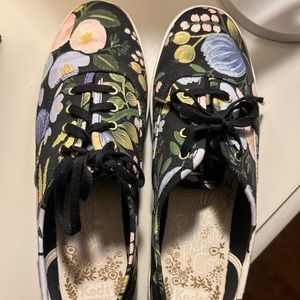 Keds x rifle paper company lace up sneakers